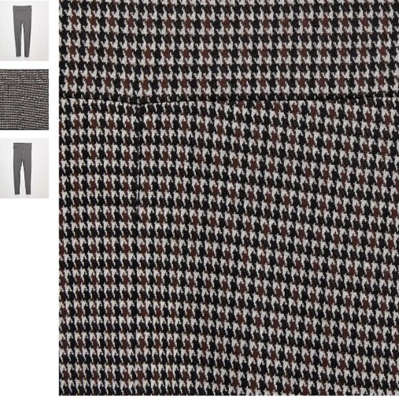 LOFT Lou & Grey Houndstooth Ponte Leggings Size M - Picture 2 of 11
